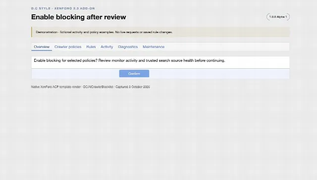 AI Crawler Blocklist screenshot 9
