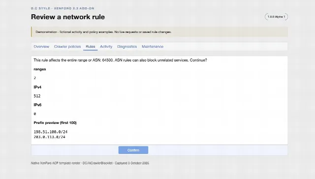 AI Crawler Blocklist screenshot 7