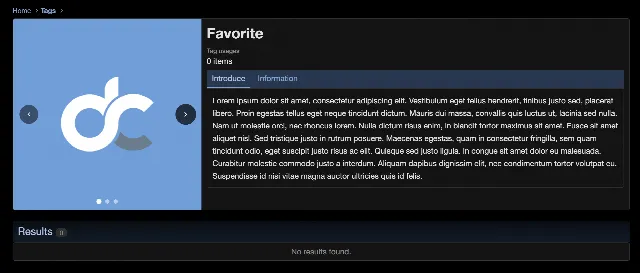 Advanced tag view screenshot 3