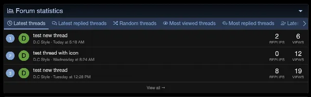 Forum Statistics screenshot 6