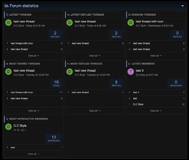 Forum Statistics screenshot 8