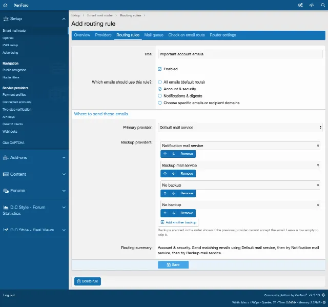 Smart Mail Router screenshot 4